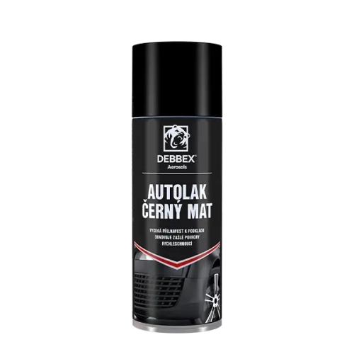 Autolak černý mat sprej 400ml Den Braven TA40101
