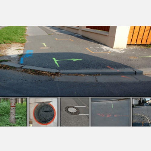 Den Braven značkovací sprej zelený 500ml TP00004