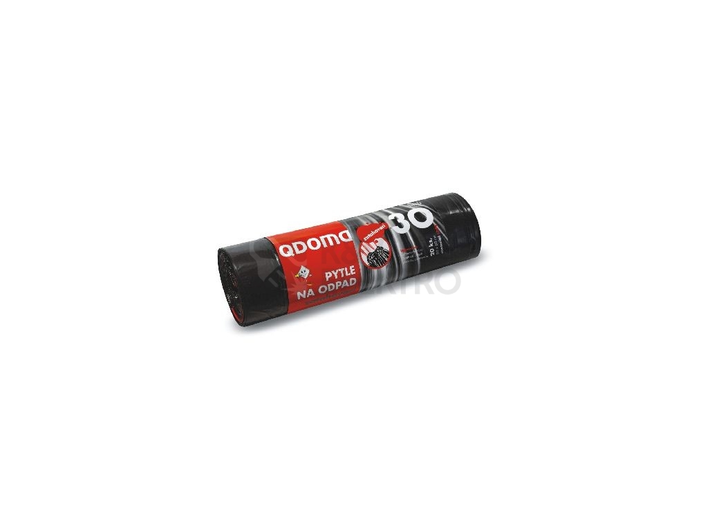 Obrázek produktu  Pytle na odpadky zatahovací 30/35L (20ks) 50x60cm černý 0