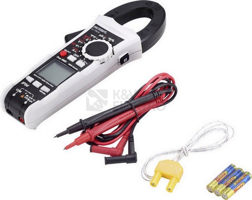 Obrázek produktu Klešťový ampérmetr / multimetr s ochranou proti stříkající vodě (IP54) VOLTCRAFT VC-750 E 1500205 1