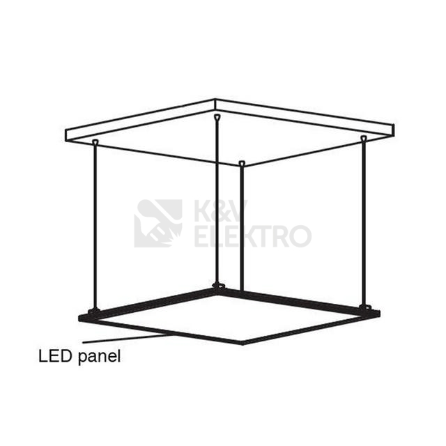 Obrázek produktu Lankový závěs k LED panelům McLED Office ML-419.001.32.0 3