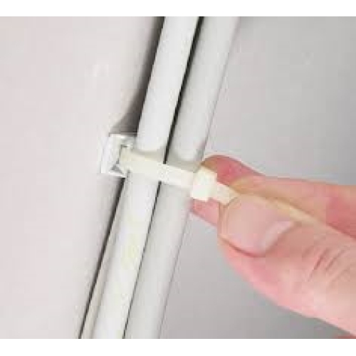 Příchytka pro stahovací pásky Schnabl SD 30 H0 32030 světle šedá (100ks)