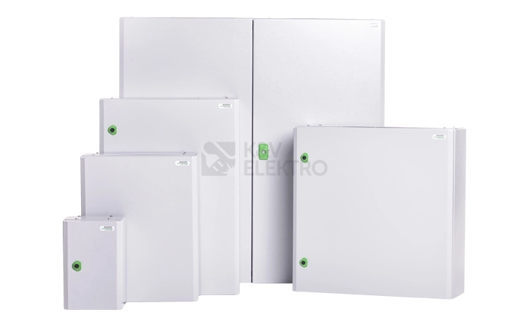 Obrázek produktu Skříň oceloplechová NOARK MHS 60 40 30 s montážním plechem IP66 600x400x300mm 110571 1