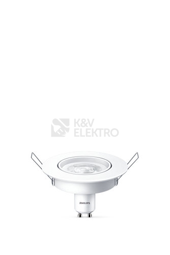 Obrázek produktu  Podhledové svítidlo LEDspot Philips Frame 8718699667061 GU10 3-35W 250lm 4000K IP20 0