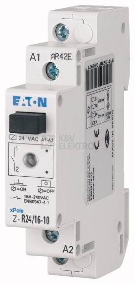 Obrázek produktu Instalační relé EATON 24VAC 1NO Z-R24/16-10 ICS-R16A024B100 0