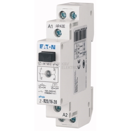 Instalační relé EATON 24VDC 2NO Z-R23/16-20 ICS-R16D024B200