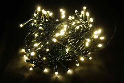 Obrázek produktu  Vánoční řetěz 100 LED V8F100WW délka 8m teplá bílá 0