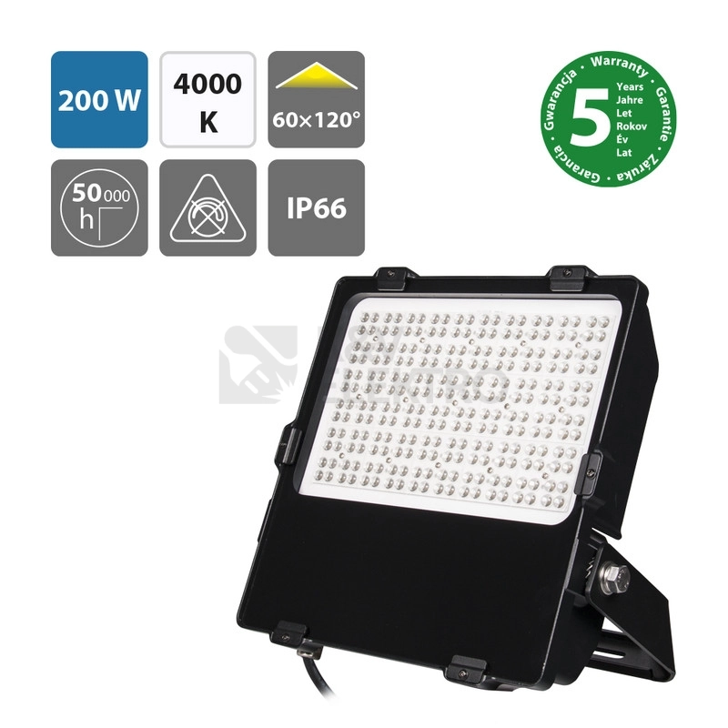 Obrázek produktu LED reflektor McLED Delta 200 200W 25700lm 4000K IP66 ML-511.731.28.4 1