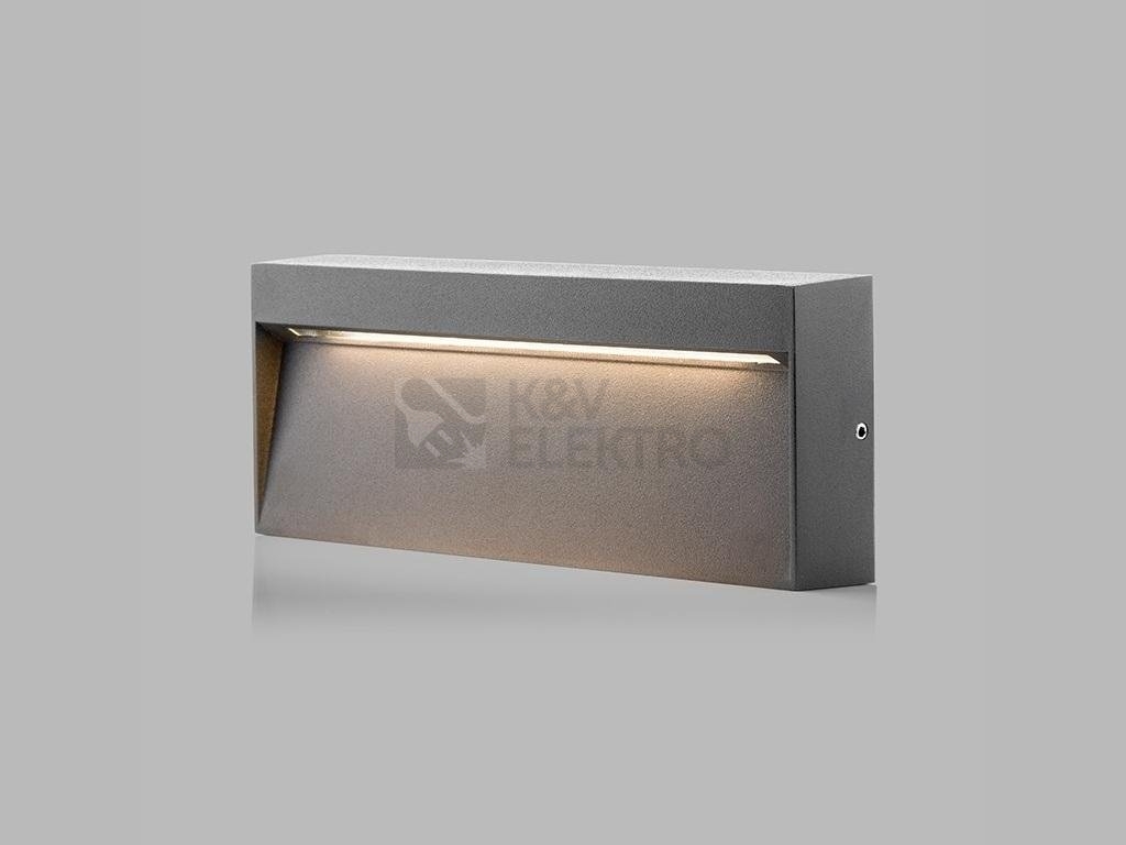 Obrázek produktu Venkovní nástěnné LED svítidlo LED2 STEP ON QL antracit IP54 6W 3000K 5130634 1