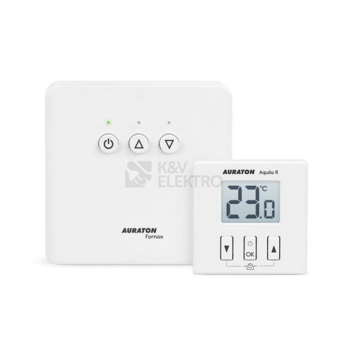 Bezdrátový termostat AURATON Aquila SET 200 RT denní s nočním poklesem
