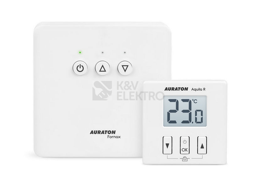 Obrázek produktu Bezdrátový termostat AURATON Aquila SET 200 RT denní s nočním poklesem 0