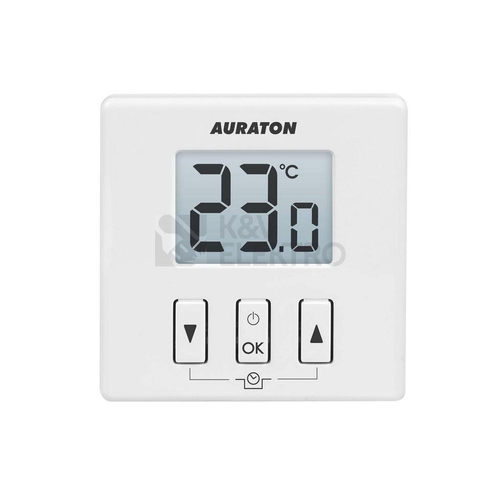 Obrázek produktu Bezdrátový termostat AURATON Aquila SET 200 RT denní s nočním poklesem 1
