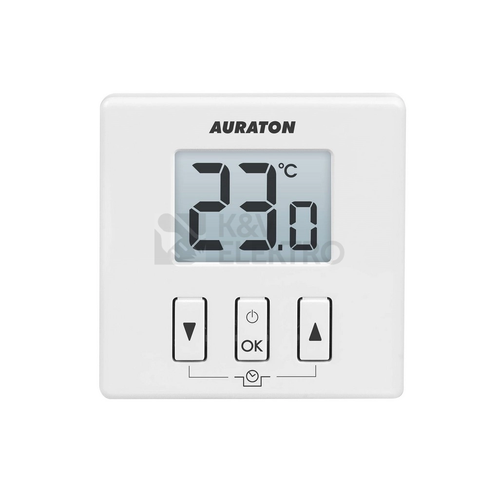 Obrázek produktu Bezdrátový termostat AURATON Aquila SET 200 RT denní s nočním poklesem 1