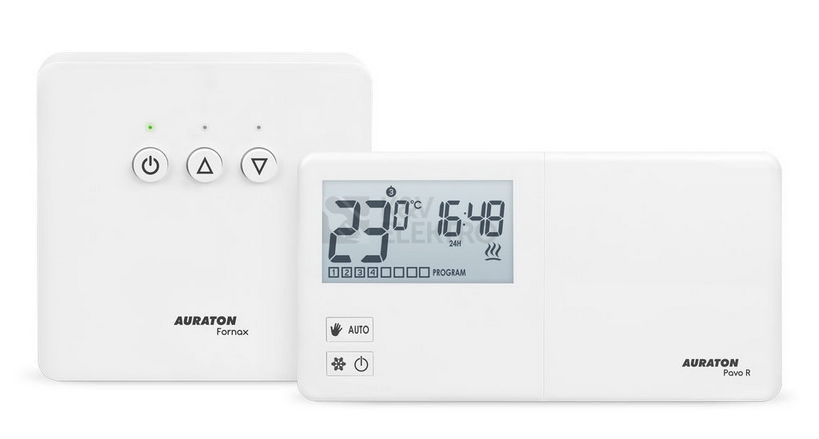 Obrázek produktu Bezdrátový termostat AURATON Pavo SET R30 RT týdenní 8 teplot/den 0