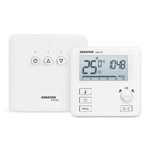 Levně Bezdrátový termostat AURATON Libra SET 3021 RT s týdenním programem 2 teploty