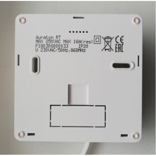 Bezdrátový termostat AURATON Libra SET 3021 RT s týdenním programem 2 teploty