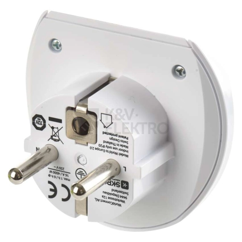 Obrázek produktu Cestovní univerzální adaptér pro cizince EMOS P0055N SKROSS PA30 4