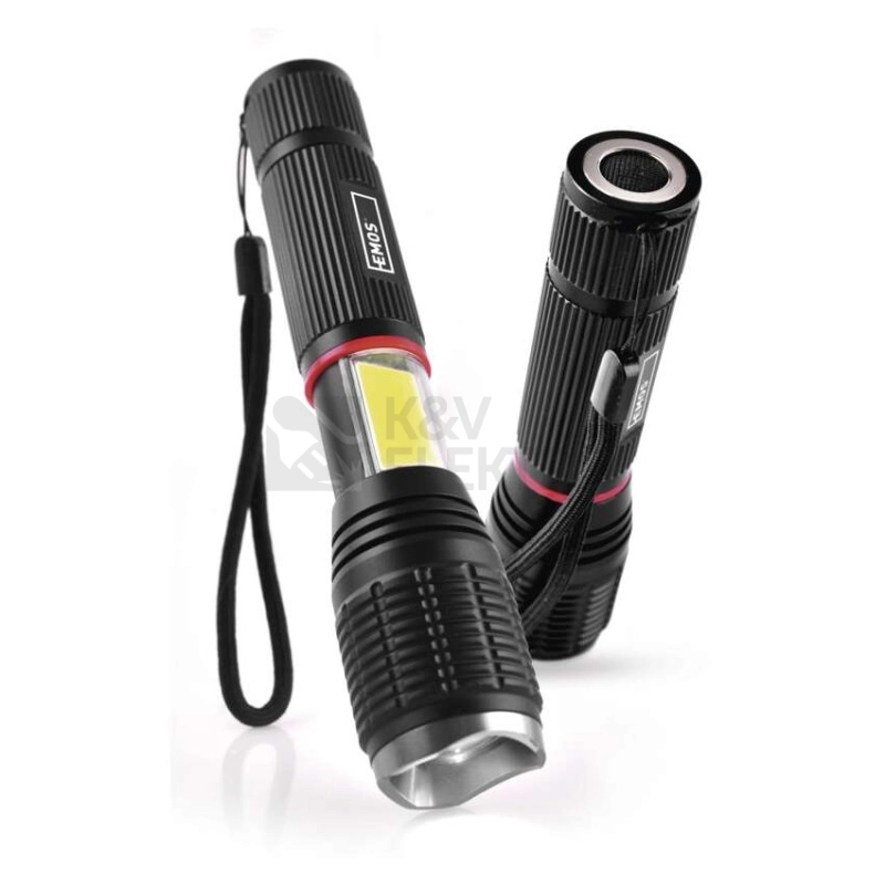 Obrázek produktu LED svítilna Emos P3111 kovová 3xAAA fokus 1