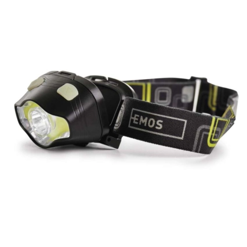 COB LED čelovka EMOS P3536 220lm 100m 3x AAA (obrázek 5)