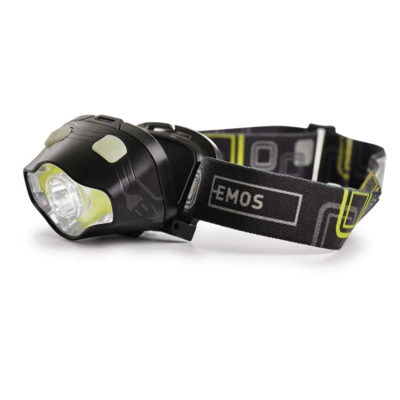 Obrázek produktu COB LED čelovka EMOS P3536 220lm 100m 3x AAA 3