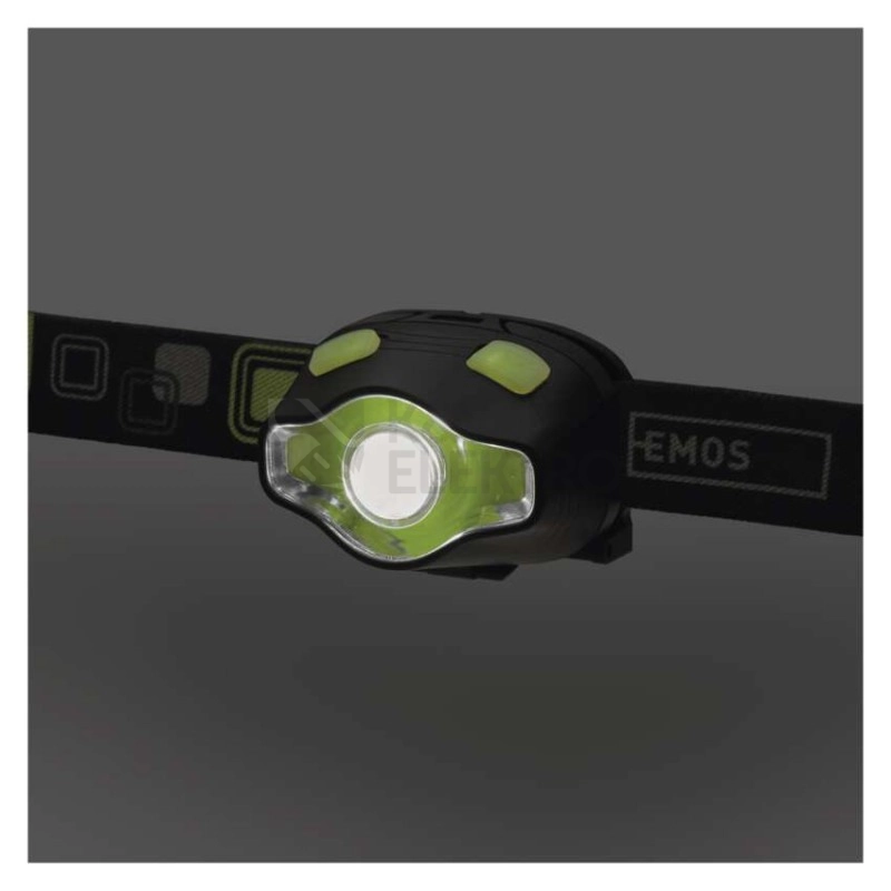 Obrázek produktu COB LED čelovka EMOS P3536 220lm 100m 3x AAA 6