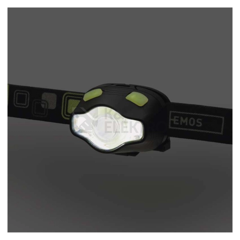 Obrázek produktu COB LED čelovka EMOS P3536 220lm 100m 3x AAA 7