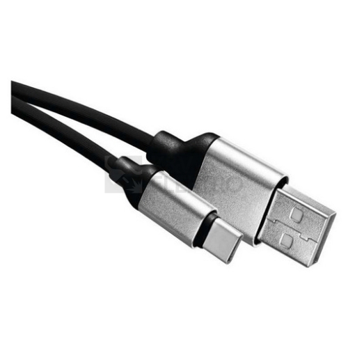  Kabel USB-C EMOS SM7025BL 2.0 A/M - C/M 1m černý