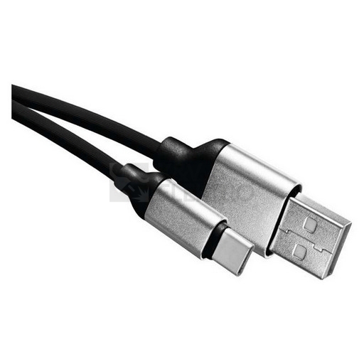 Obrázek produktu  Kabel USB-C EMOS SM7025BL 2.0 A/M - C/M 1m černý 0