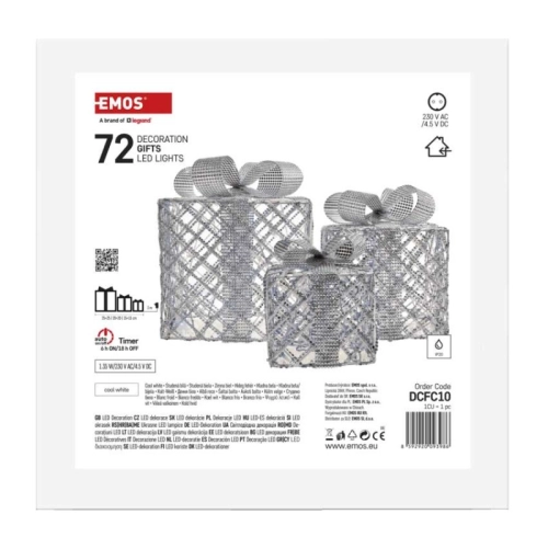 LED dárky EMOS DCFC10 ZY2235 230V studená bílá s časovačem (obrázek 10)