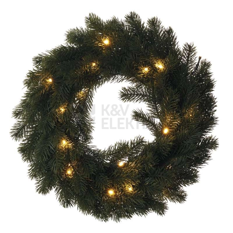 Obrázek produktu LED vánoční věnec EMOS DCTW05 ZY2244 2xAA vnitřní použití teplá bílá 0