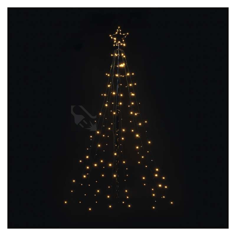 Obrázek produktu LED vánoční kovový strom 180cm venkovní EMOS DCTW02 ZY2259 230V teplá bílá s časovačem 5