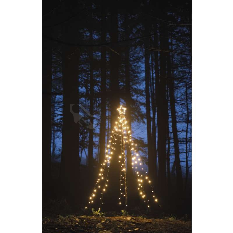 Obrázek produktu LED vánoční kovový strom 180cm venkovní EMOS DCTW02 ZY2259 230V teplá bílá s časovačem 6