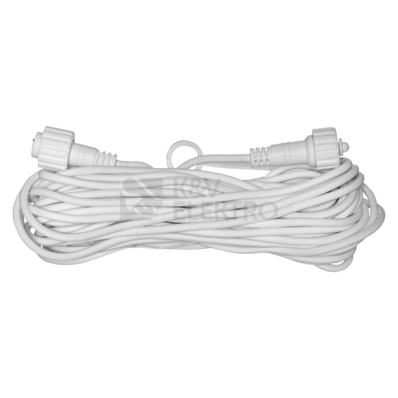 Obrázek produktu Profi prodlužovací kabel EMOS Connecting D2ZW01 ZY2280 10m pro spojovací LED vánoční řetězy bílý 2