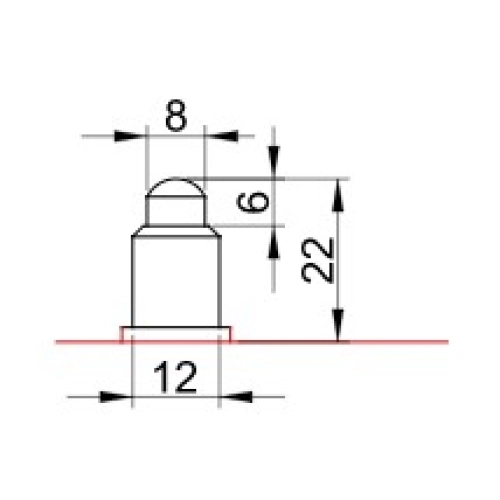Koncový spínač TRACON LS7110 1CO 2A/230V (obrázek 5)
