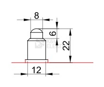 Obrázek produktu  Koncový spínač TRACON LS7110 1CO 2A/230V 4