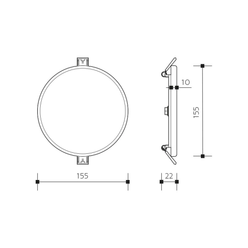 LED podhledové svítidlo Panlux ROUND 12W IP66 4000K PN14300007 (obrázek 9)