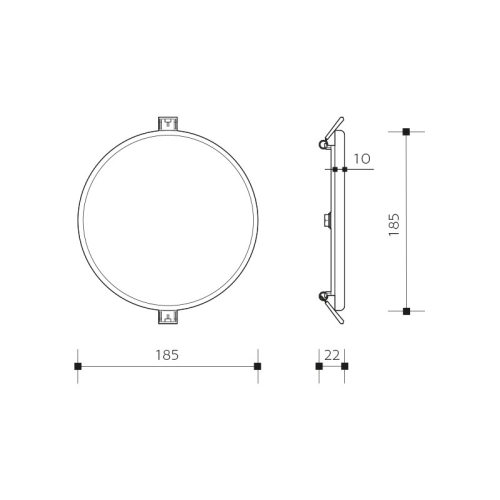 LED podhledové svítidlo Panlux ROUND 18W IP66 4000K PN14300008 (obrázek 3)