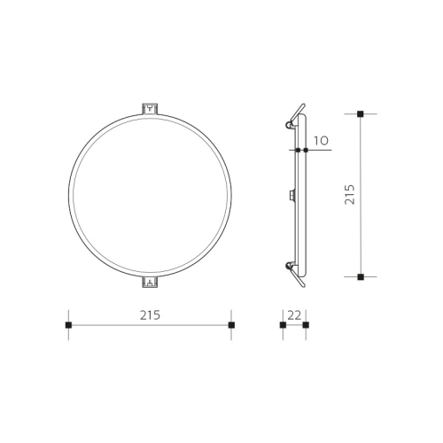 LED podhledové svítidlo Panlux ROUND 24W IP66 4000K PN14300009