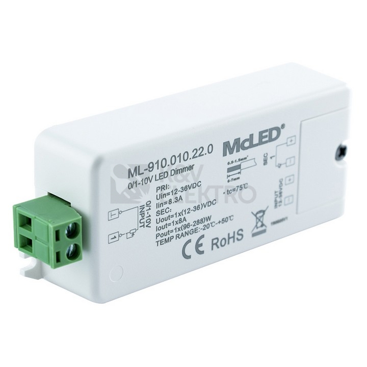 Obrázek produktu Stmívač 0/1-10V McLED ML-910.010.22.0 8