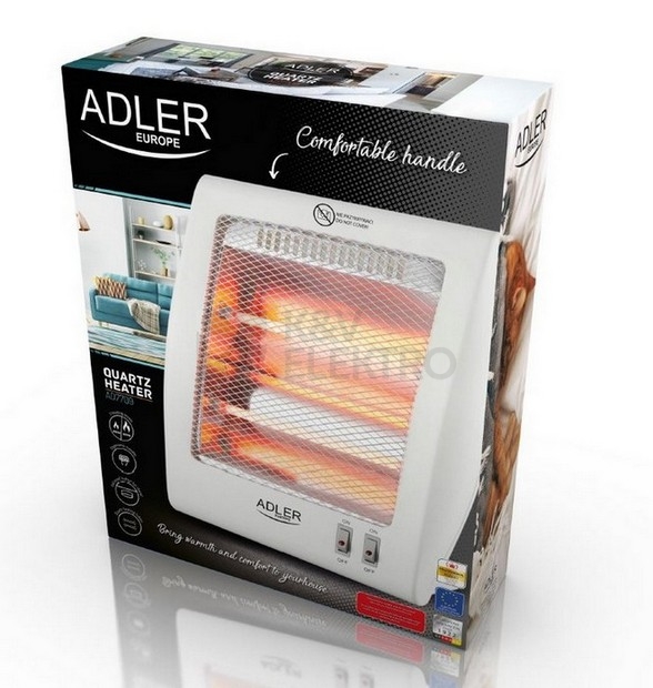 Obrázek produktu Přenosný infrazářič Adler AD 7709 400/800W 4