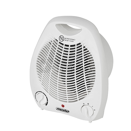 Teplovzdušný ventilátor 1000/2000W Mesko MS 7719 bílý