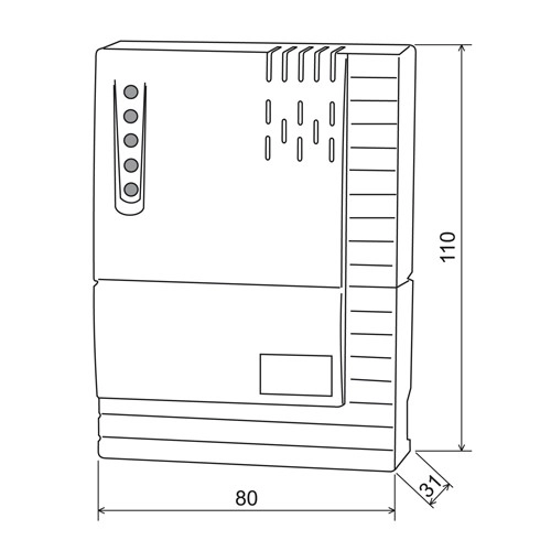 Bezdrátový termostat ELEKTROBOCK FRT7B2 (obrázek 6)