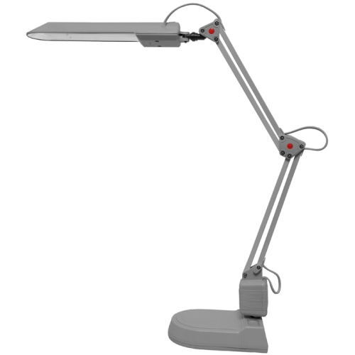 Levně LED stolní lampa Ecolite ADEPT L50164-LED/STR 8W 4000K stříbrná