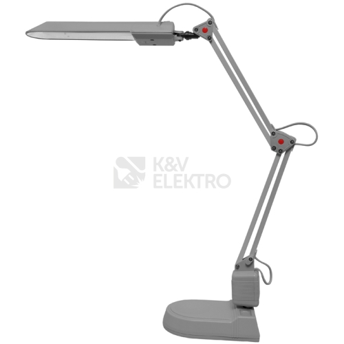  LED stolní lampa Ecolite ADEPT L50164-LED/STR 8W 4000K stříbrná