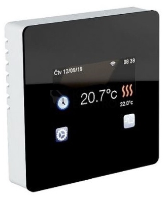 Obrázek produktu  Termostat podlahový dotykový Fenix TFT WiFi 4200142 černý 0