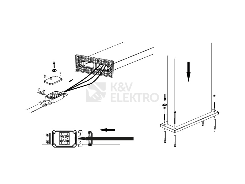 Obrázek produktu Zahradní LED svítidlo Panlux NATURA výška 60cm PN42300007 3