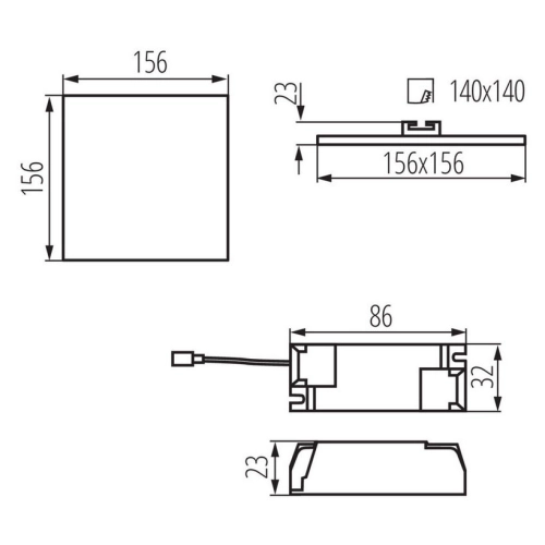 Podhledové LED svítidlo Kanlux AREL DL 14W-NW neutrální bílá 29590 (obrázek 8)