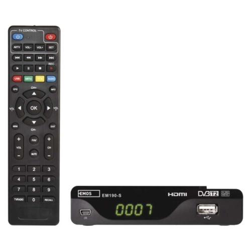 Set-top box EMOS EM190-S HD HEVC H265 (DVB-T2) J6014 s externím čidlem (obrázek 4)