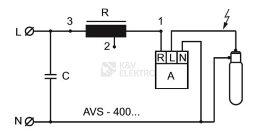 Obrázek produktu  Digitální zapalovač/startér ELT AVS 400-D 35-400W pro halogenidové a sodíkové výbojky 2