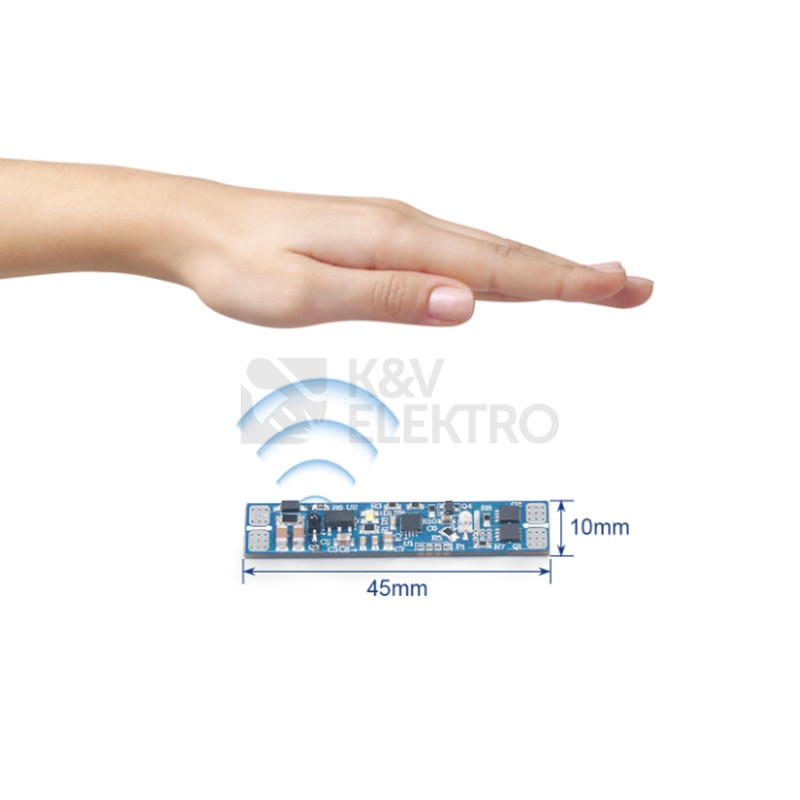 Obrázek produktu Bezdotykový spínač/stmívač McLED pásku do hliníkových profilů 12/24V ML-113.012.02.0 3